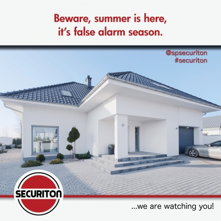 Be aware, summer is here, its false alarm season.